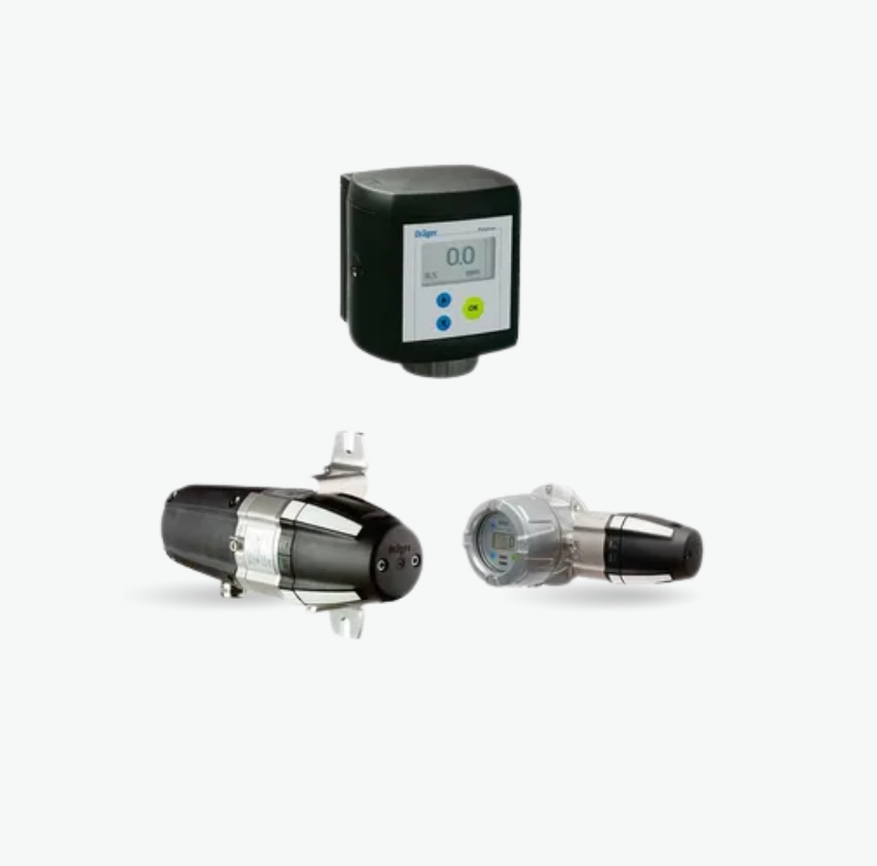 3 Dräger Polytron 7000 Gas Detection System - Image 1